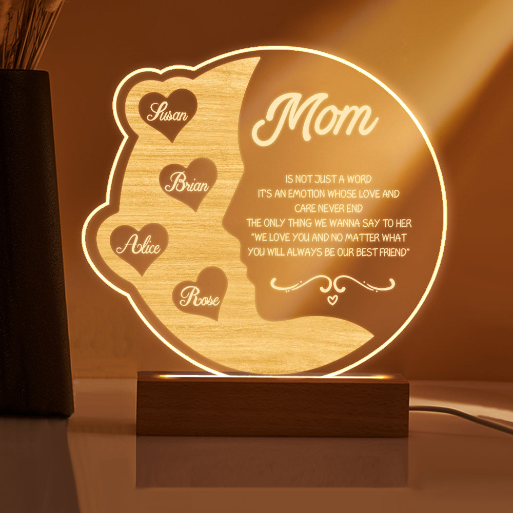 Crescent Moon Night Light