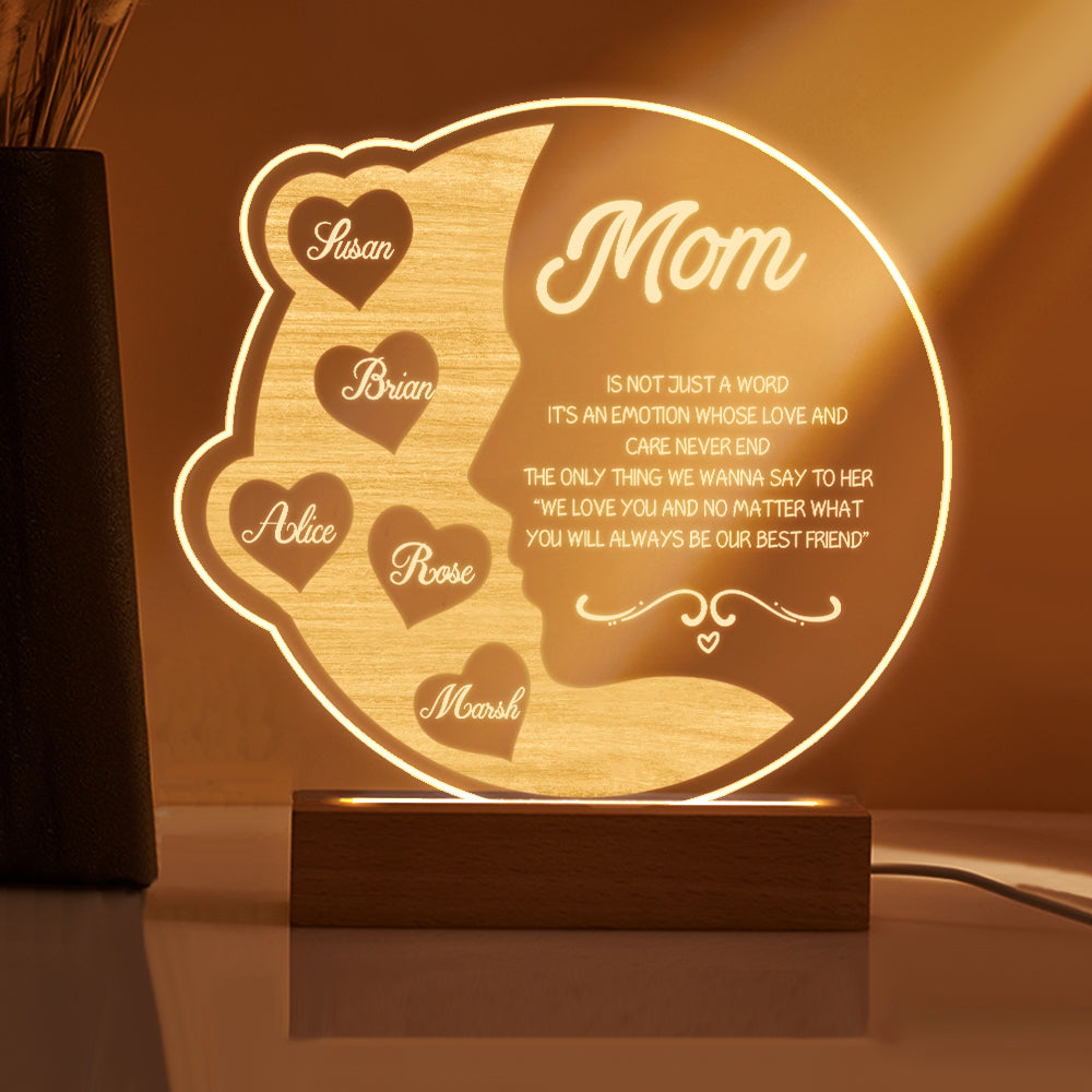 Crescent Moon Night Light