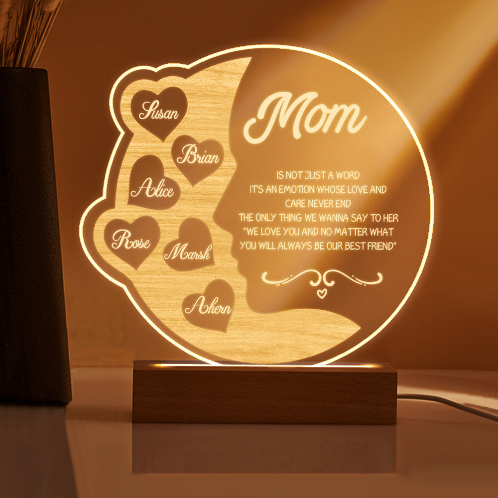 Crescent Moon Night Light