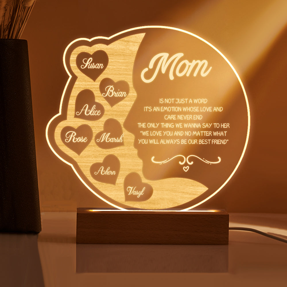 Crescent Moon Night Light