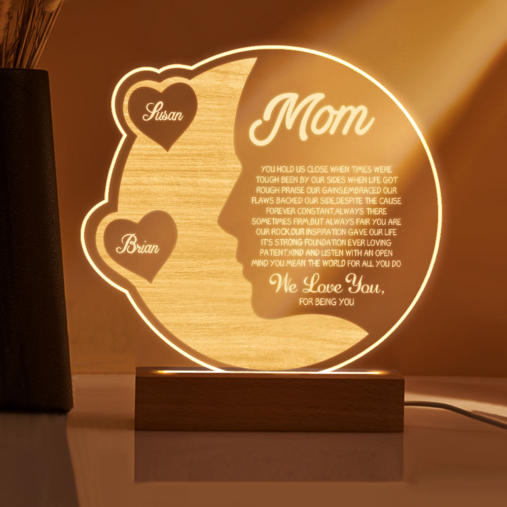 Crescent Moon Night Light