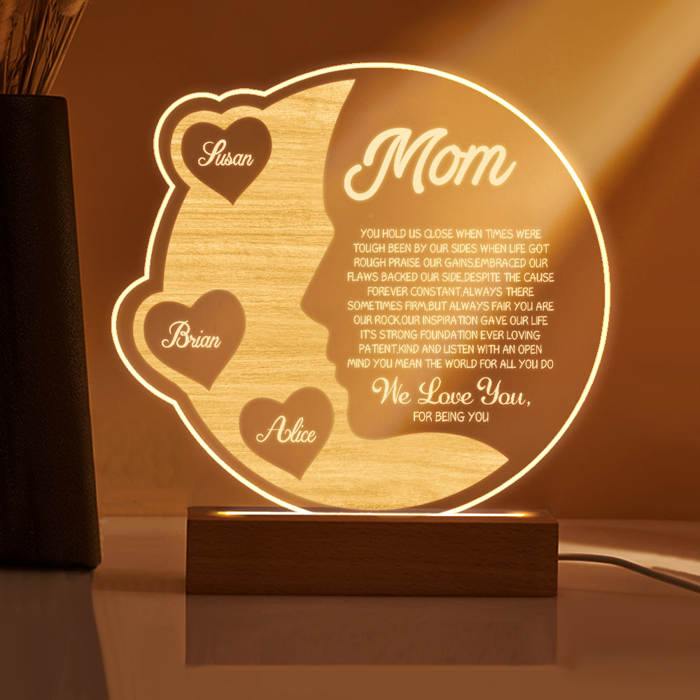 Crescent Moon Night Light