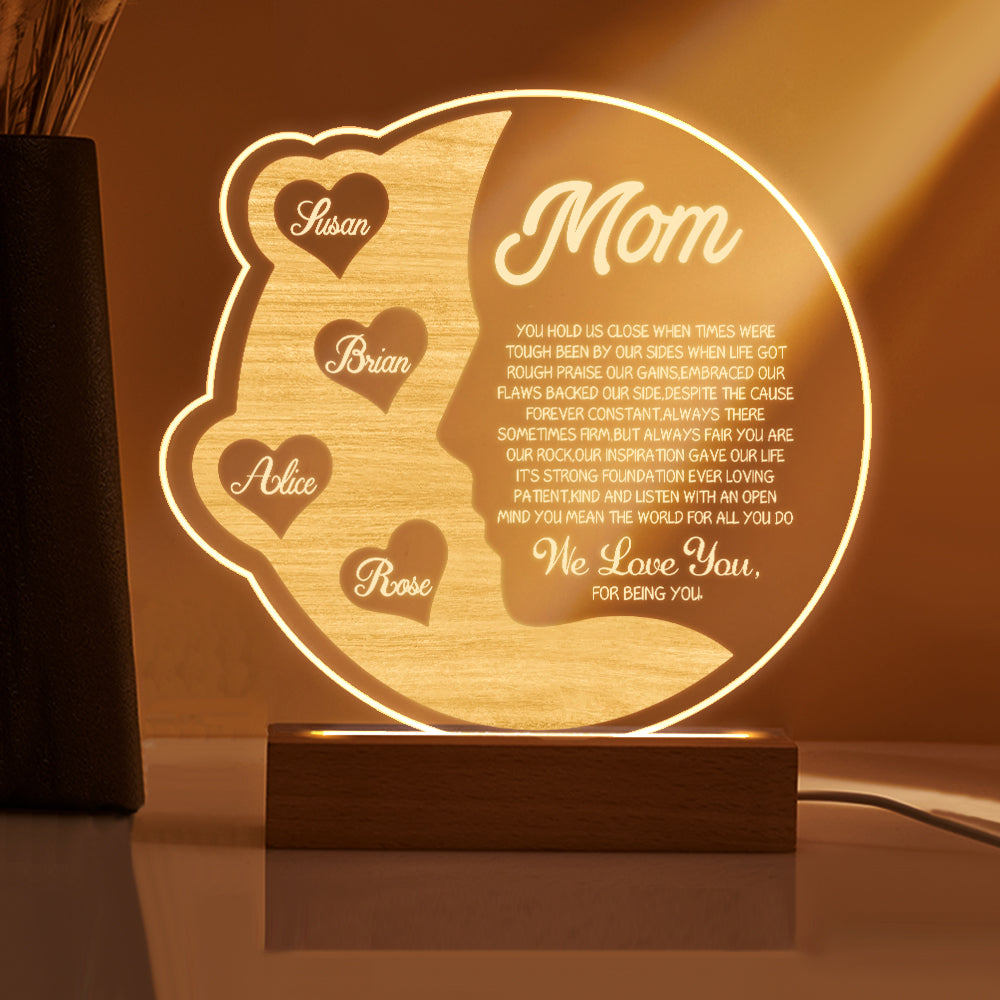 Crescent Moon Night Light