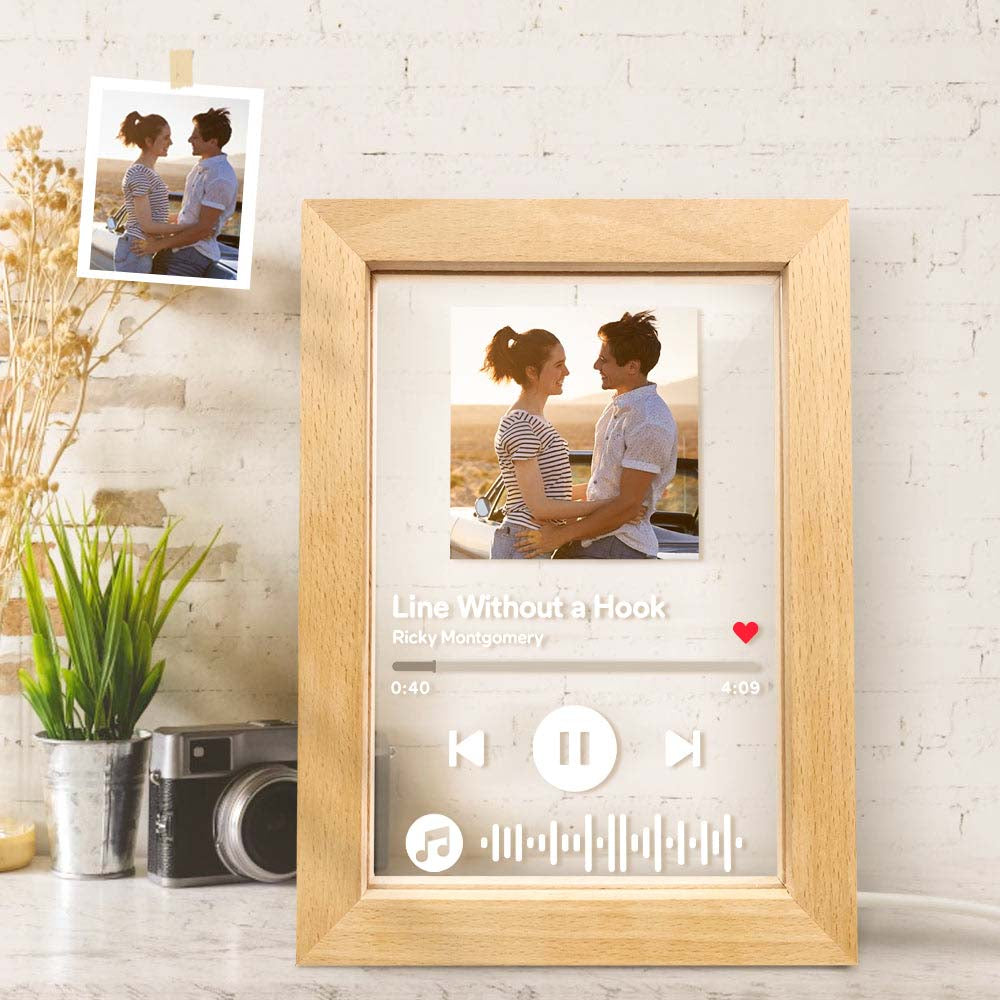 Scan Music Art Frame Night Light