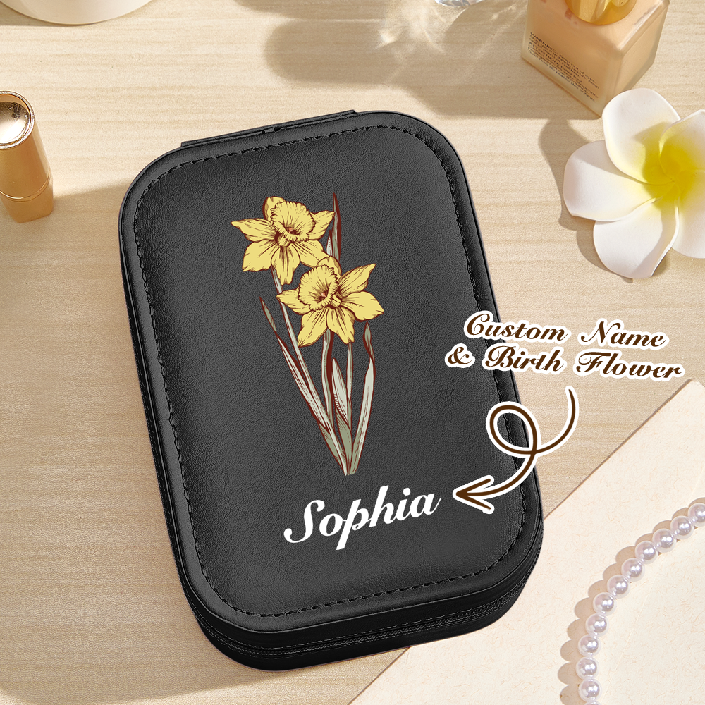 Birth Flower LED Mirror Box