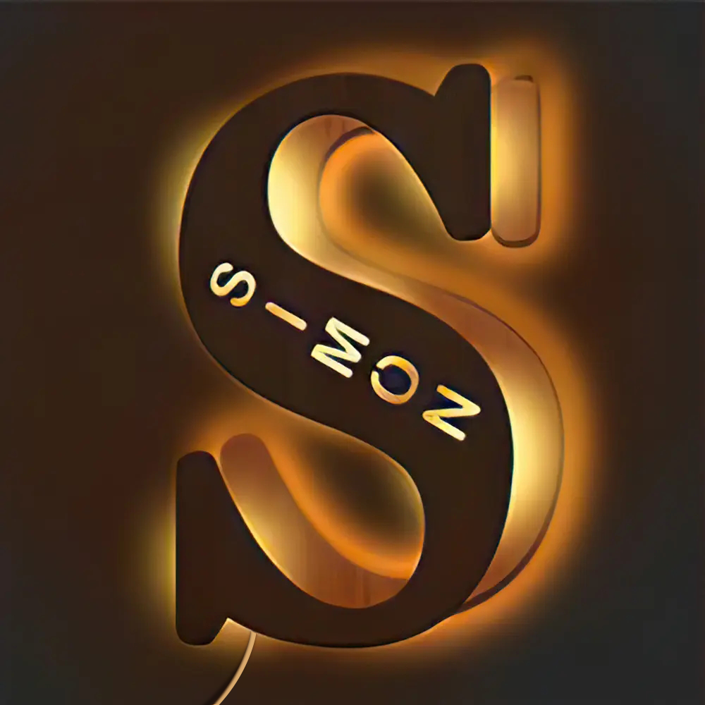 Custom Wooden Alphabet Night Light