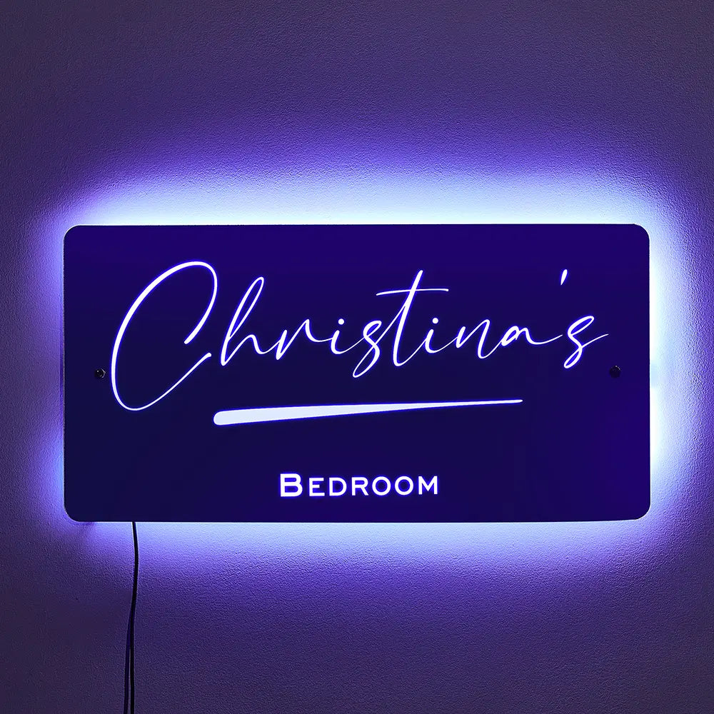 Name Light Up Mirror