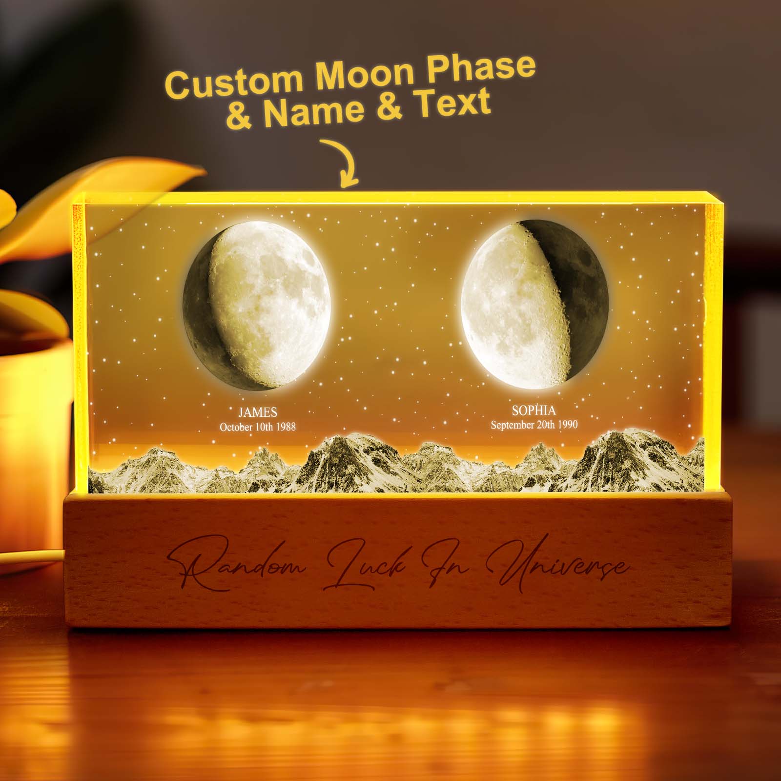 Moon Phase Night Light