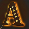 Custom Wooden Alphabet Night Light