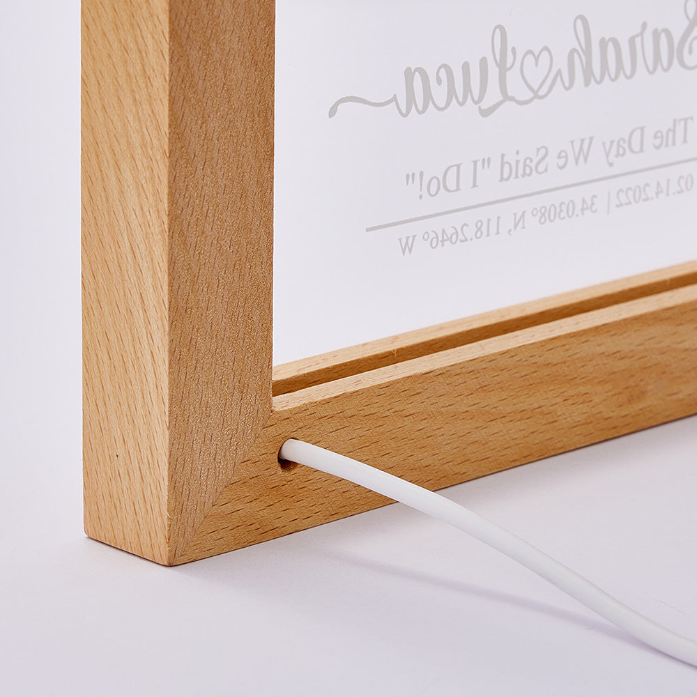 Engraved Star Map Night Light