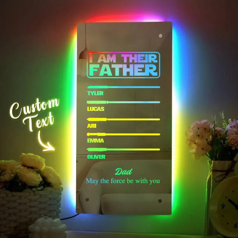 Lightsaber Mirror Lamp